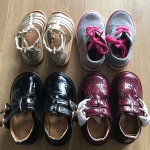 Lot of toddler girls shoes size 5